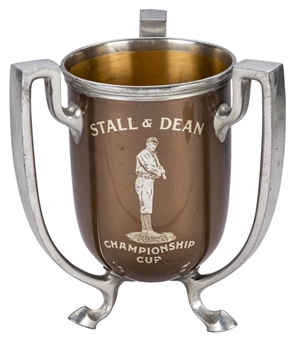 Circa 1914 Ty Cobb Stall & Dean Trophy Championship Cup